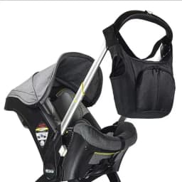 mommy storage bag for doona Stroller accessories portable diaper bag compatible with stroller black waterproof storage bag