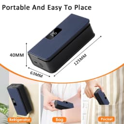 Mini Heat Sealer Plastic Bag Heat Sealing Machine Rechargable Plastic Storage Package Sealer Handheld Clip Bag Food Heat Sealer