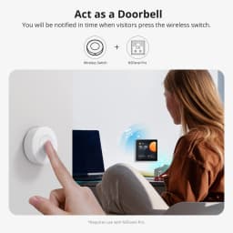 SONOFF SNZB-01P Zigbee Wireless Switch Button Smart Scene Switch Home Automation Control for EWeLink APP Alexa SmartThings