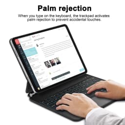 GOOJODOQ Magic Keyboard for iPad Air 6 2024 13 inch Case for iPad Pro 11 12 9 Pro 13 Air 4 Air 5 for iPad 10th Generation Cover