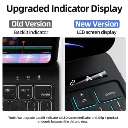 GOOJODOQ Magic Keyboard for iPad Air 6 2024 13 inch Case for iPad Pro 11 12 9 Pro 13 Air 4 Air 5 for iPad 10th Generation Cover