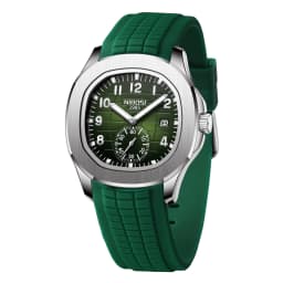 NIBOSI Luxury Men‘s Watches Business Waterproof Male Clock Luminous Silicone Band Date Square Quartz Man Watches Reloj Hombre