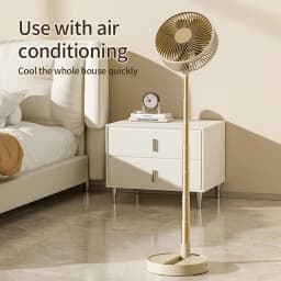 USB Foldable Portable Fan with 8inch 4 Speeds & Timing, Battery Operated Mini Floor Fan for Bedroom, Indoor or Outdoor,Table Fan