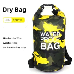 Swimming PVC Pack Dry Bag Backpack for Women Men 10L 15L 20L 30L Waterproof Shoulder Kayak Drifting Rafting Surfing Boating Bag