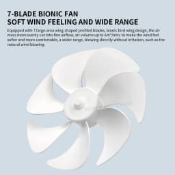 NEW MIJIA Portable Desk Fan USB Rechargeable Handheld Mini Electric Fans Cordless Air Cooling Small Fan 4 Gears Speed -CN