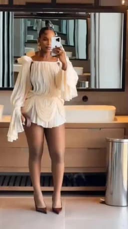Satin Off Shoulder Pleated Mini Dress for Women Fashion Puff Sleeve Cinched Waist Prom Party Skirt 2026 NEW Summer Lady Dresses