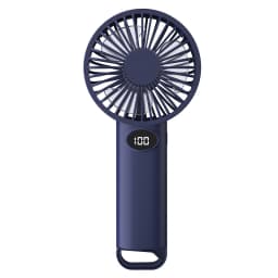 Portable Handheld Small Fan LCD Display with 6-Speed Wind Power Handheld/Vertical Multi-Purpose Small Fan