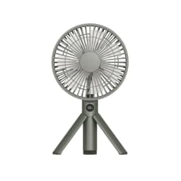 XIAOTREE Portable Handheld Rechargeable Fan LED Digital Display 180°Adjustable Rechargeable Fan 4 Speed Wind Camping Tripod Fan