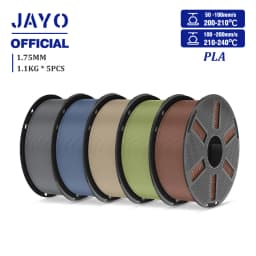 JAYO PLA/PLA META/PETG/SILK/PLA+/Wood/ ABS/Marble 3D Printer Filament 1.75mm 5KG 3D Printing Materials for 3D Printer&3D Pen