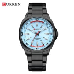 CURREN 8455 Men's Fashion Quartz Watch Business Stainless Steel Strap Night Light Waterproof Luxury Men's Watch Reloj Hombre