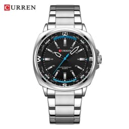 CURREN 8455 Men's Fashion Quartz Watch Business Stainless Steel Strap Night Light Waterproof Luxury Men's Watch Reloj Hombre