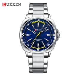 CURREN 8455 Men's Fashion Quartz Watch Business Stainless Steel Strap Night Light Waterproof Luxury Men's Watch Reloj Hombre