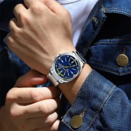 CURREN 8455 Men's Fashion Quartz Watch Business Stainless Steel Strap Night Light Waterproof Luxury Men's Watch Reloj Hombre