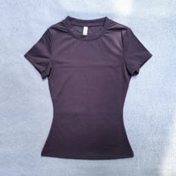 Summer Short Sleeve Yoga Top Women Workout Gym Crop Top Slim Fit Round Neck Yoga Shirt Seamless Sports Stretchy Shirts
