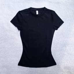 Summer Short Sleeve Yoga Top Women Workout Gym Crop Top Slim Fit Round Neck Yoga Shirt Seamless Sports Stretchy Shirts