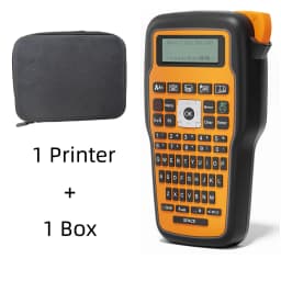 Industrial Label Printer E1000 PRO Portable Heat Shrink Tube Label Printer Compatible Brother HSE-231 HSE-631 for Marking Cable