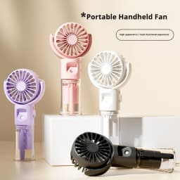 Wearable Handheld Mini Fan Outdoor Portable Cold Air Spray Fan With Humidification Function