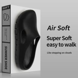 EVA Bread Men's Anti-Slip Odor-Resistant Outdoor Sandals Sports Beach Slippers for Casual Comfortable Footwear