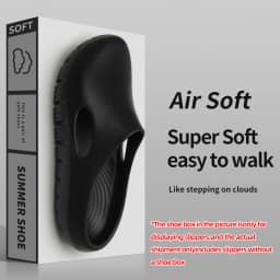 EVA Bread Men's Anti-Slip Odor-Resistant Outdoor Sandals Sports Beach Slippers for Casual Comfortable Footwear