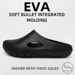 EVA Bread Men's Anti-Slip Odor-Resistant Outdoor Sandals Sports Beach Slippers for Casual Comfortable Footwear