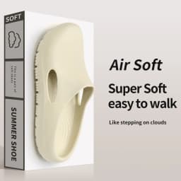 EVA Bread Men's Anti-Slip Odor-Resistant Outdoor Sandals Sports Beach Slippers for Casual Comfortable Footwear