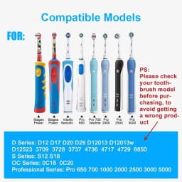 HOMEFISH 1pc Electric Toothbrush Replacement Charger For More Safety Compatible with Most Oral B Toothbrush