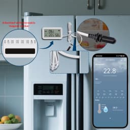 Tuya WiFi Temperature Humidity Sensor With External Probe APP Remote Control Thermometer Hygrometer Work With SmartLife Alexa