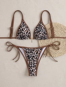 "2026 New Triangle Bikini Set - Floral Print Push Up Swimsuit & Brazilian Bottoms"