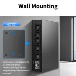 5 Port 2.5GbE Ethernet Switch Unmanaged 2.5Gbps Network Switch 1 Port 10Gb SFP+ Slot Home Lab Setup Switch Plug and Play