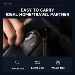 ENCHEN Mini6 2-Direction Flex Heads Electirc Shaver 100% Waterproof Up to 60-Min OF Cordless Shaving With Magnetic Cutter Head