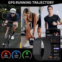 LIGE NO Screen Smart Wristbands With Heart Rate Sleep AI Health Monitor Report Smart Bracelet Incoming Call Notification Watches