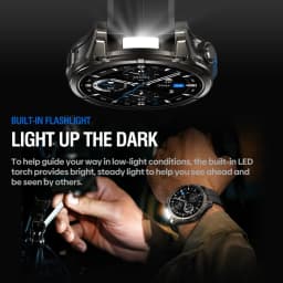 NEW 2025 Zeblaze VIBE 8 Voice Calling 1.43" AMOLED Display Smart Watch Built-in Flashlight Heart Rate Blood Pressure Smart Watch