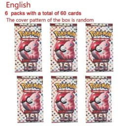 360Pcs TCG Scarlet & Violet 151 Booster Bundle Gift English Edition Trading Cards Anime Collection Card Toy Gift