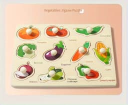 Montessori Early Education Geometry Beginner Puzzle Board, Hand-Held Fixed Board Puzzle Development, Puzzle Block Shape Matching