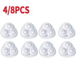 4pcs Paste Universal Wheel No Noise Self Adhesive Universal Pulley Rotating Wheels for Trash Can Bottom Kitchen Small Appliances