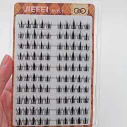 DIY Self-Adhesive Cluster Lashes 10 Rows/Box, Glue-Free Manga Style Sectioned Eyelashes Natural Look
