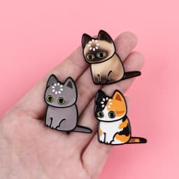 Loading... Cats Enamel Pin Cute Cartoon Animals Brooch Lapel Pins Badge on Backpack Clothing Accessories Fashion Jewelry Gifts