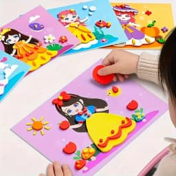 DIY Cartoon Animal 3D Eva Foam Sticker Puzzle 20 Styles Handmade Early Learning Educational Toys for Children Kids Gift