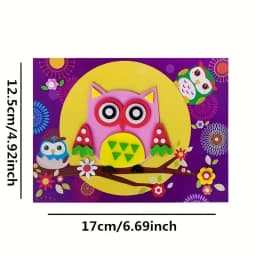 DIY Cartoon Animal 3D Eva Foam Sticker Puzzle 20 Styles Handmade Early Learning Educational Toys for Children Kids Gift