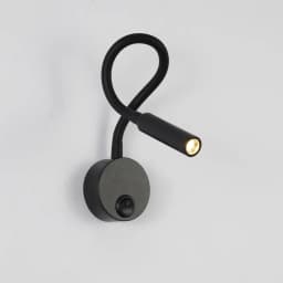 LED Flexible Hose Wall Lamp 1W 3W Book Reading Study Bedside Light Hotel Headboard Flexible Gooseneck Mini Spotlight With Switch