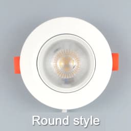 Embedded LED Downlight Angle Adjustable Ceiling Light Spotlights 3W 5W 7W 9W 12W Rotating AC220V 110V Indoor Lighting