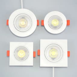 Embedded LED Downlight Angle Adjustable Ceiling Light Spotlights 3W 5W 7W 9W 12W Rotating AC220V 110V Indoor Lighting