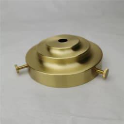 Brass Desk Lampshade Claw Polishing Lamp Base with 3 Holes Screws Ceiling Plate Customizable Processing of Copper Accessories