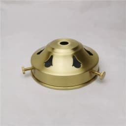 Brass Desk Lampshade Claw Polishing Lamp Base with 3 Holes Screws Ceiling Plate Customizable Processing of Copper Accessories