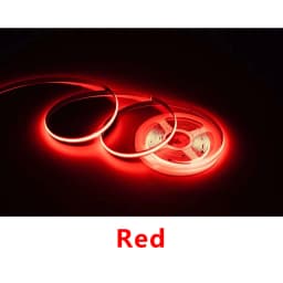 5/10m Super Bright FOB Single Color COB LED Strip Light Flexible 8MM PCB Width Neon Tape 12V 24V For Kitchen Cabinet Room Decor