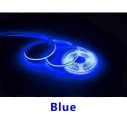 5/10m Super Bright FOB Single Color COB LED Strip Light Flexible 8MM PCB Width Neon Tape 12V 24V For Kitchen Cabinet Room Decor