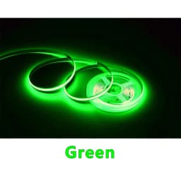 5/10m Super Bright FOB Single Color COB LED Strip Light Flexible 8MM PCB Width Neon Tape 12V 24V For Kitchen Cabinet Room Decor