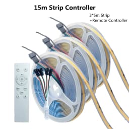 WS2811 COB Running Water Flowing LED Strip Light Horse Race Chasing Tape Wireless Remote Controller DC24V Power 20M 10M Full Set