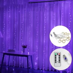 3M LED Curtain Garland Fairy String Lights Christmas Holiday Party Wedding Decoration USB Remote 8 Modes Waterfall Lighting