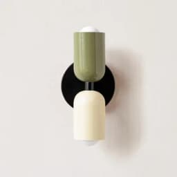 Modern Cream Style Wall Lamp Double Ended Bedroom Bedside Lamp Children's Room Study Art Lights Minimalist Creative Wall Sconce